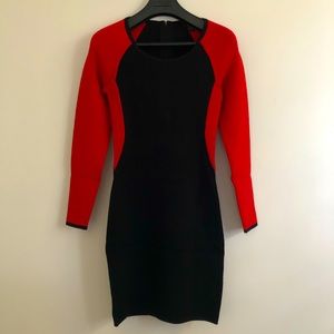 Long Sleeve Guess Bandage Dress